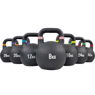 Tunturi Competition Kettlebell Kugelhantel 12 kg Schwarz 
