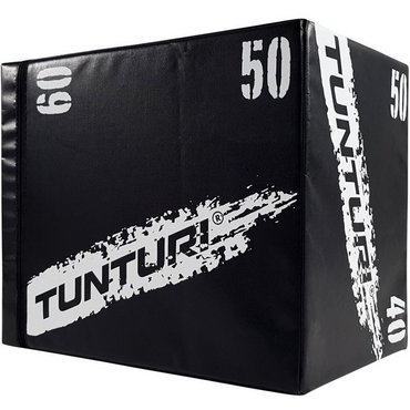 Tunturi Soft Plyobox EVA 40 / 50 / 60 cm Schwarz 