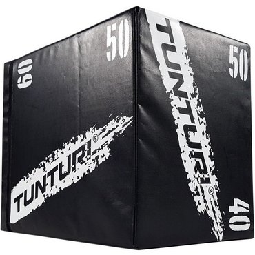 Tunturi Soft Plyobox EVA 40 / 50 / 60 cm Schwarz 