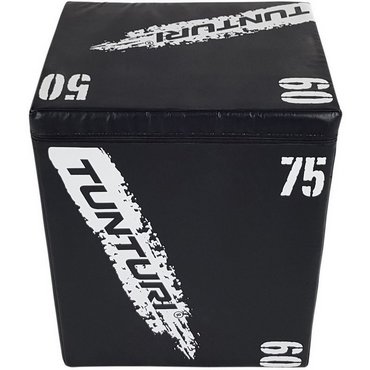 Tunturi Soft Plyobox EVA 50 / 60 / 75 cm Schwarz 