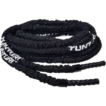 Tunturi Pro Battle Rope Mit Schutzhülle 15 m Schwarz 