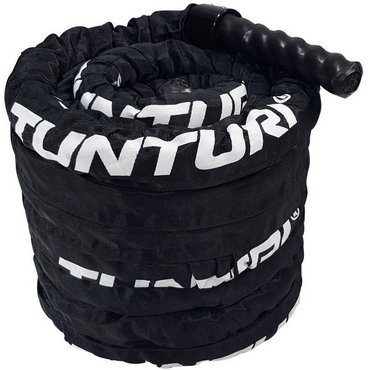 Tunturi Pro Battle Rope Mit Schutzhülle 15 m Schwarz 