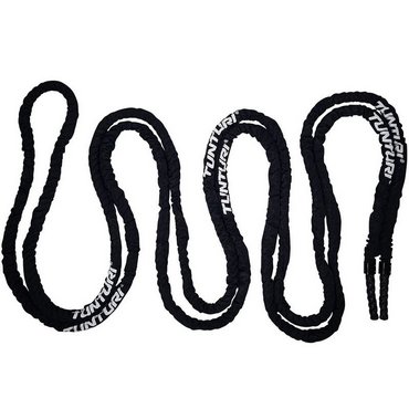 Tunturi Pro Battle Rope Mit Schutzhülle 15 m Schwarz 