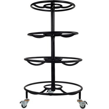 Tunturi Wall Ball Rack Ständer für 12 Wall Balls Schwarz 