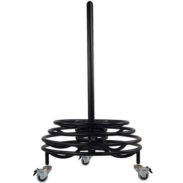 Tunturi Wall Ball Rack Ständer für 12 Wall Balls Schwarz 