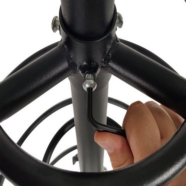 Tunturi Wall Ball Rack Ständer für 12 Wall Balls Schwarz 