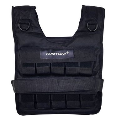 Tunturi Verstellbare Gewichtsweste Pro 20 kg Schwarz 