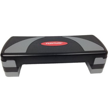 Tunturi Compact Aerobic Stepper Schwarz mit Grau 