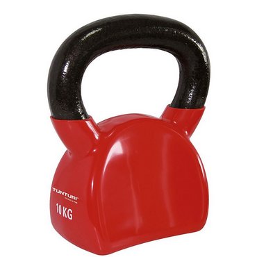 Tunturi Vinyl Gusseisen Kettlebell 10 kg Rot 