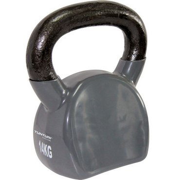 Tunturi  Vinyl Gusseisen Kettlebell 14 kg Grau 