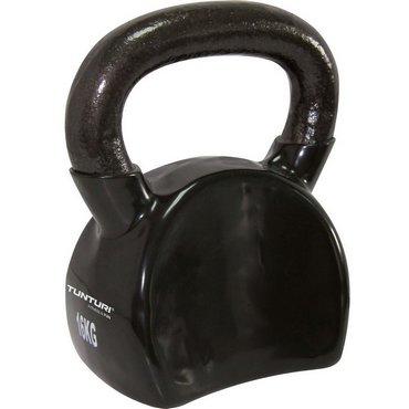 Tunturi Vinyl Gusseisen Kettlebell 16 kg Schwarz 