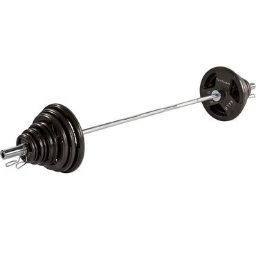 Tunturi Olympisches Gewichtsset 140 kg Schwarz 