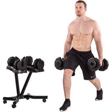 Tunturi Selector Kurzhantel verstellbar bis 25 kg  Schwarz 