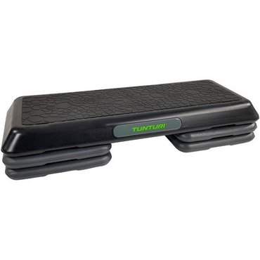Tunturi Aerobic Power Step Board Schwarz mit Grau 