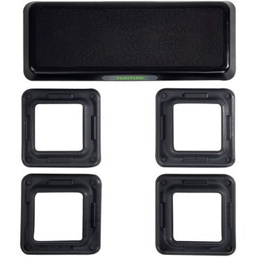Tunturi Aerobic Power Step Board Schwarz mit Grau 