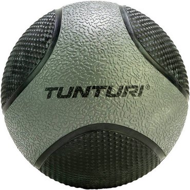 Tunturi PVC Medizin Ball 5 kg Schwarz mit Grau 