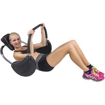 Tunturi Power Roller Bauchtrainer Schwarz 