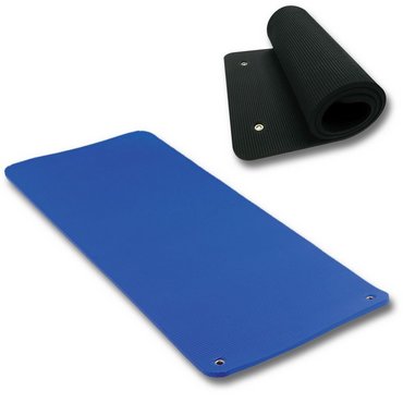 Professionelle Tunturi TPE Fitnessmatte 180 cm Schwarz 