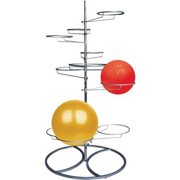 Tunturi Gymnastikballständer Chrom 