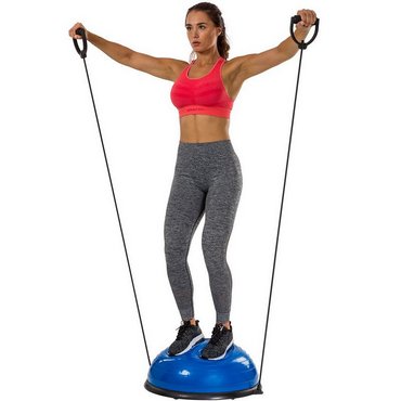 Tunturi Balance Trainer mit Griffen Blau 