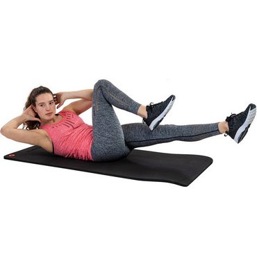 Professionelle Tunturi TPE Fitnessmatte 140 cm Schwarz 