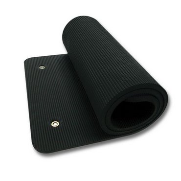 Professionelle Tunturi TPE Fitnessmatte 180 cm Schwarz 