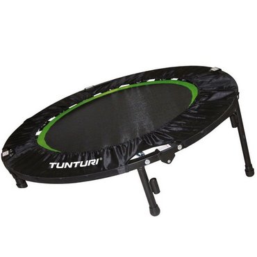 Tunturi Fitness Trampolin faltbar & verstellbar Schwarz 
