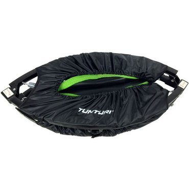 Tunturi Fitness Trampolin faltbar & verstellbar Schwarz 