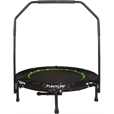 Tunturi Fitness Trampolin faltbar & verstellbar Schwarz 