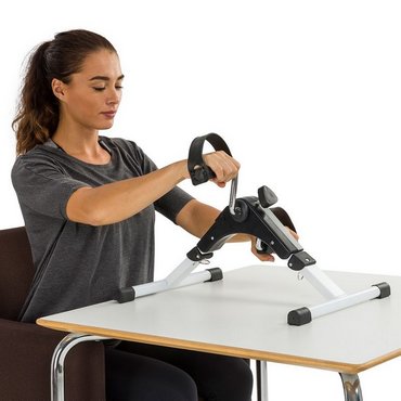 Tunturi Mini Bike mit Computer faltbar Weiss 
