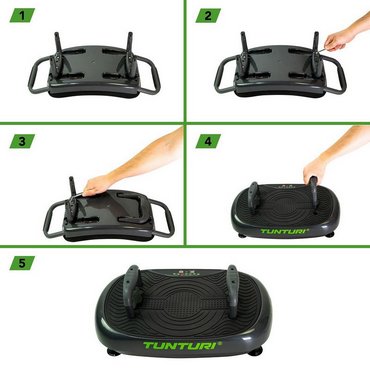 Tunturi V10 Cardio Fit Oszillationsplatte Schwarz 