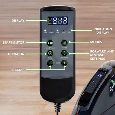 Tunturi M50 Cardio Fit Mini Bike motorisiert mit Computer Schwarz 