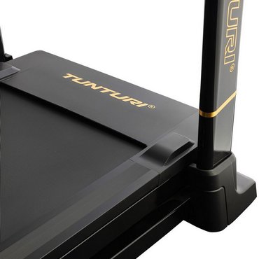 Tunturi T100 Centuri Performance Laufband klappbar Schwarz mit Gold 