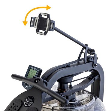 Fluid Rower Tablet Halterung lang - verschiedene Modelle Schwarz 