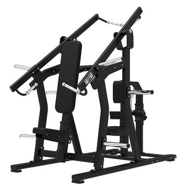 Tunturi Platinum Plate Loaded Dual Chest Press & Lat Pulldown Latzug Schwarz 