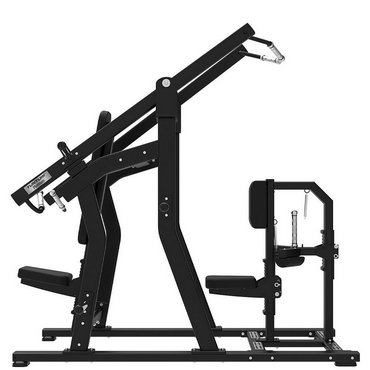 Tunturi Platinum Plate Loaded Dual Chest Press & Lat Pulldown Latzug Schwarz 