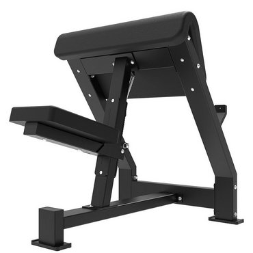 Tunturi Platinum Plate Loaded Preacher Curl Schwarz 