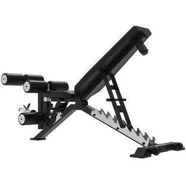Tunturi Platinum Hantelbank & Beintrainer Schwarz 