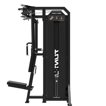 Tunturi Platinum Dual Pec Fly/Rear Delt mit Gewichtsstapel Schwarz 