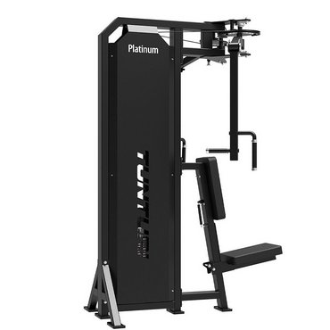 Tunturi Platinum Dual Pec Fly/Rear Delt mit Gewichtsstapel Schwarz 