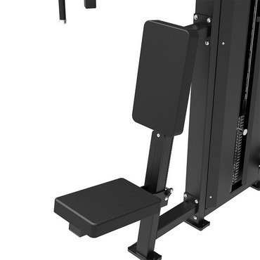 Tunturi Platinum Dual Pec Fly/Rear Delt mit Gewichtsstapel Schwarz 