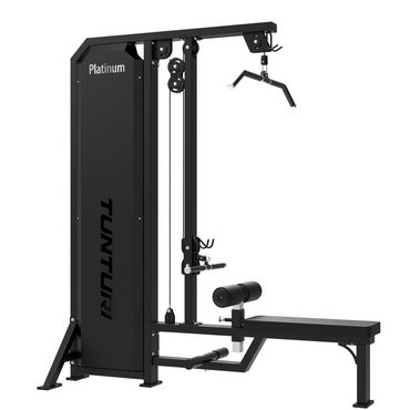 Tunturi Platinum Dual Lat Pulldown/Low row Kabelzugstation Schwarz 