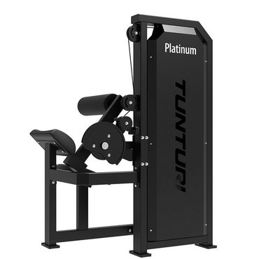 Tunturi Platinum Dual Back/Abdominal Combo Bauch & Rücken mit Gewichtsstapel Schwarz 