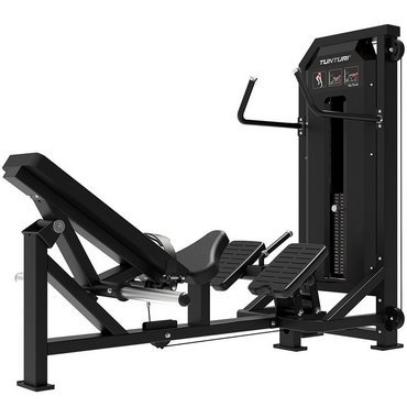 Tunturi Platinum Hip Thrust Hüfttrainer mit Gewichtsstapel Schwarz 