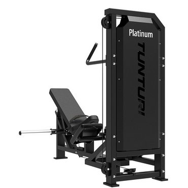 Tunturi Platinum Hip Thrust Hüfttrainer mit Gewichtsstapel Schwarz 