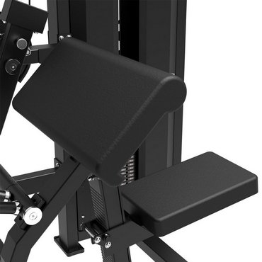 Tunturi Platinum Bicep Curl mit Gewichtsstapel Schwarz 