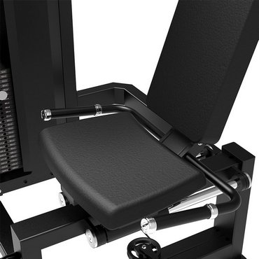 Tunturi Platinum Seated Leg Press / Beinpresse mit Gewichtsstapel Schwarz 