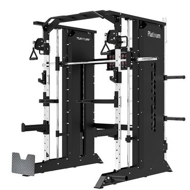 Tunturi Platinum Full Smith/Functional Trainer mit Gewichtsstapel Schwarz 