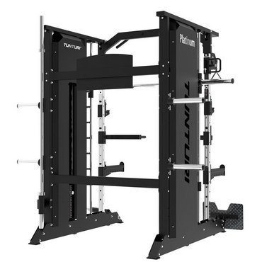 Tunturi Platinum Full Smith/Functional Trainer mit Gewichtsstapel Schwarz 