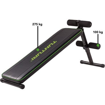 Tunturi Bauchtrainer Sit-Up Bank AB20 Schwarz 